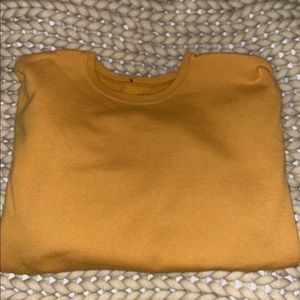 Mustard yellow crewneck